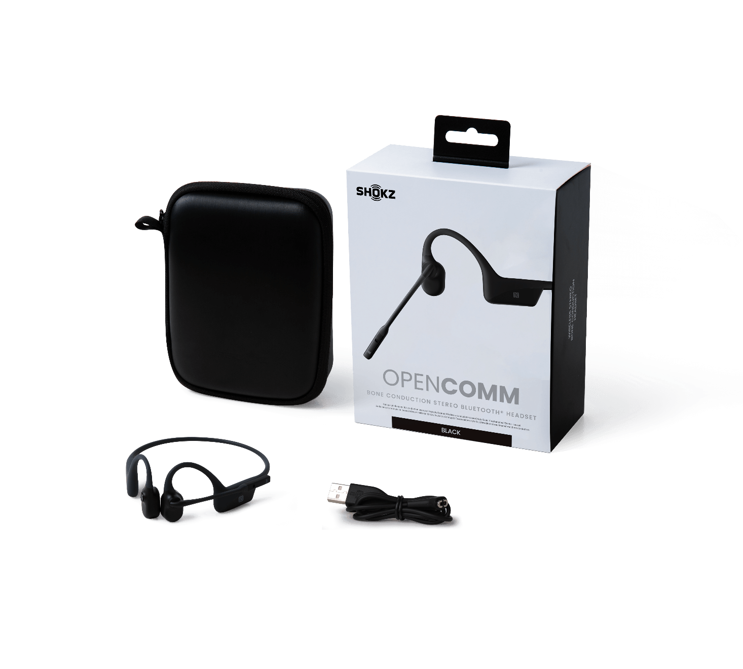 OpenComm Bone Conduction Bluetooth Headset - Shokz UK