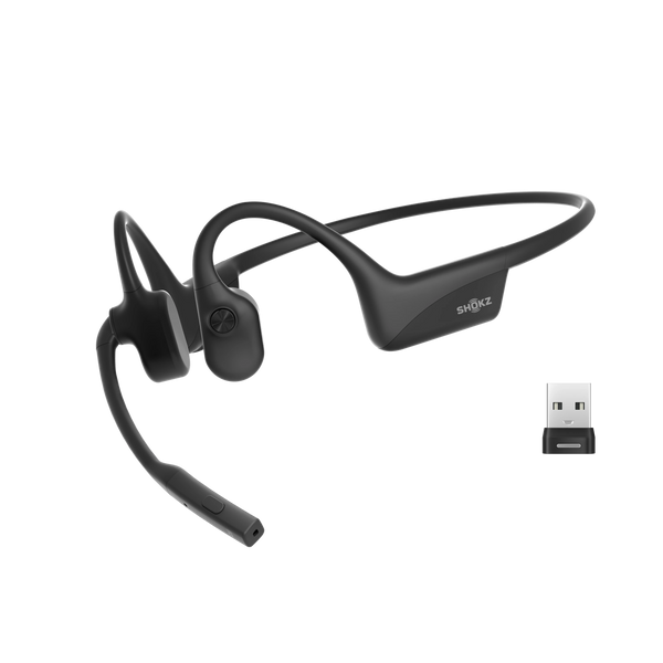 【開封のみ】SHOKZ OpenComm2 UC 2025 Upgrade OpenComm2 UC Bone Conduction Bluetooth Headset - Shokz UK