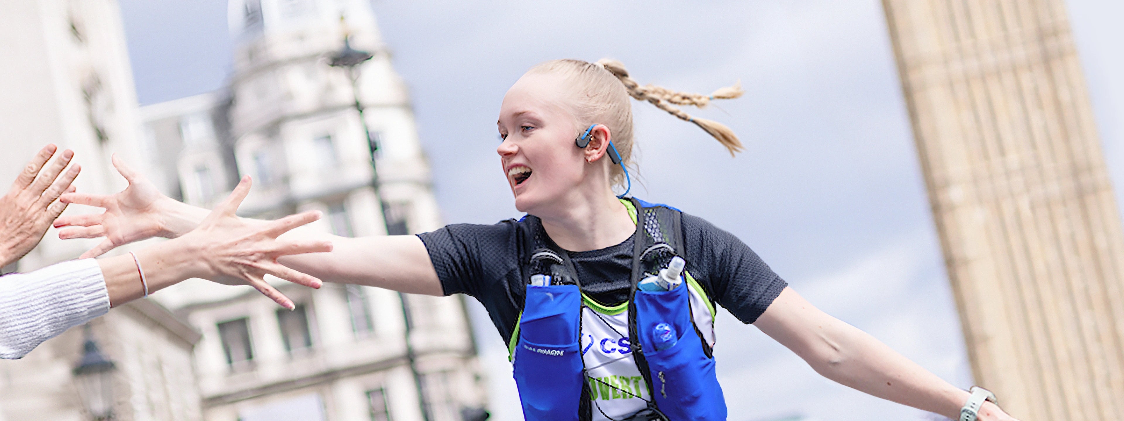 THE TCS LONDON MARATHON BANNER