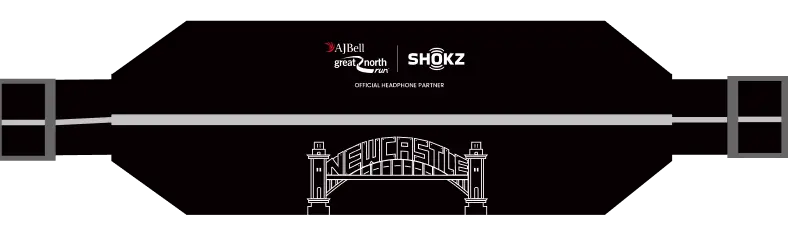 Shokz Limited Great North Run Belt Bag