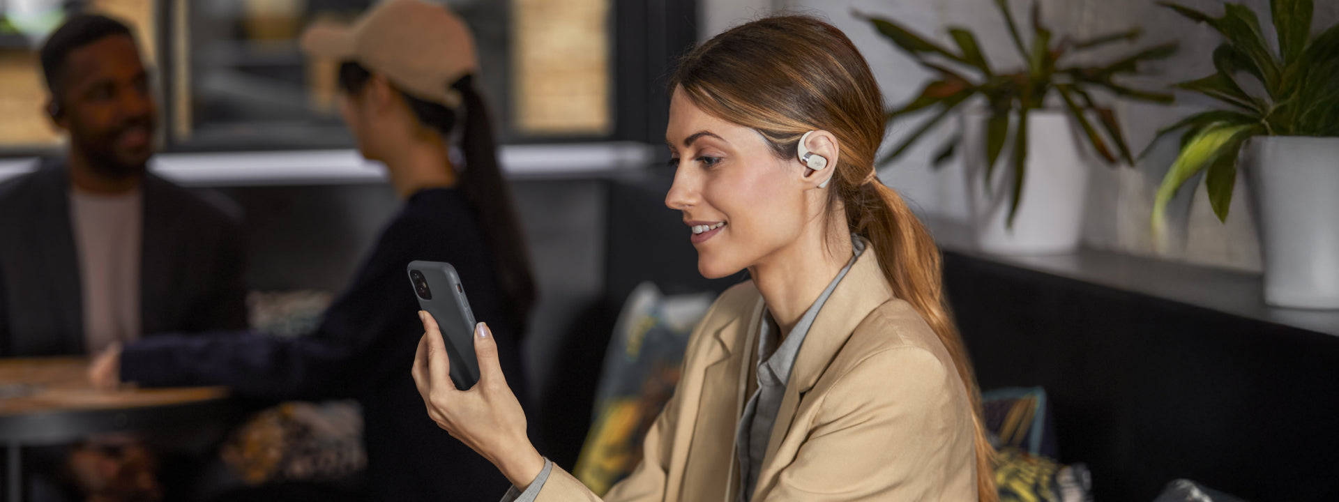 open ear headphones for work