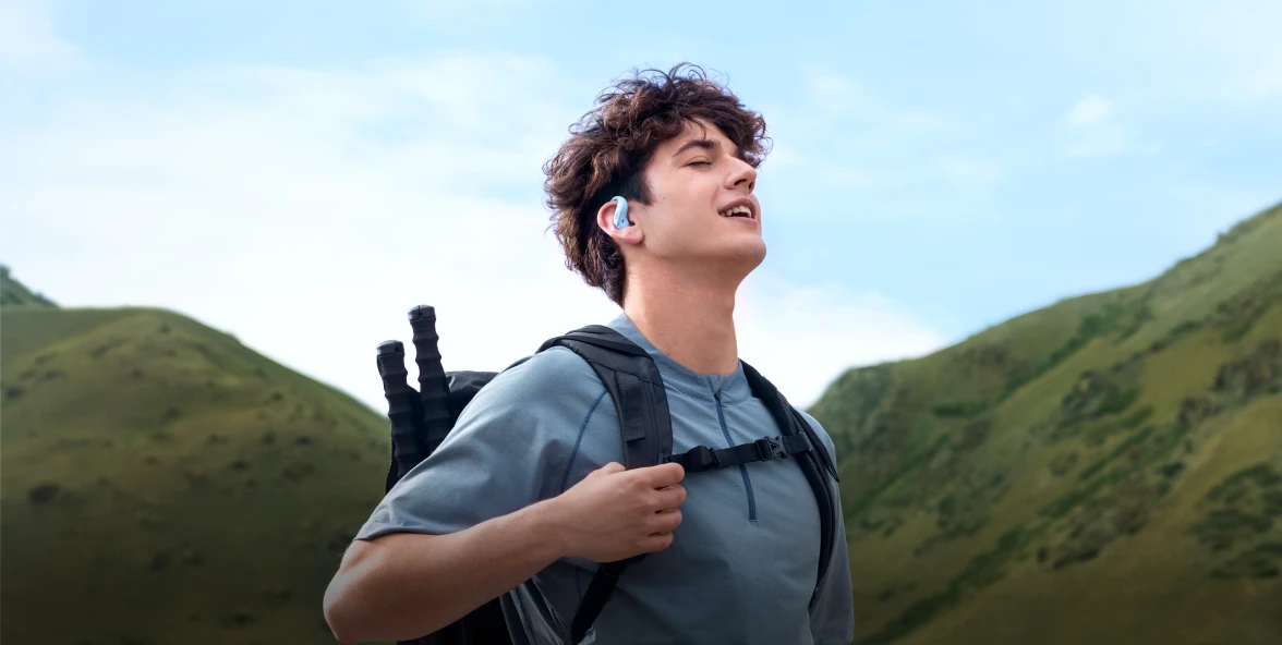 Shokz OpenFit Air 2 – Light as air. Built for motion.