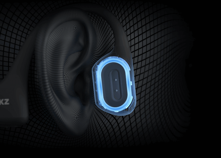 Shokz S810STBK OpenRun Pro Premium Cone Conduction Wireless Black Open-Ear  Headphones