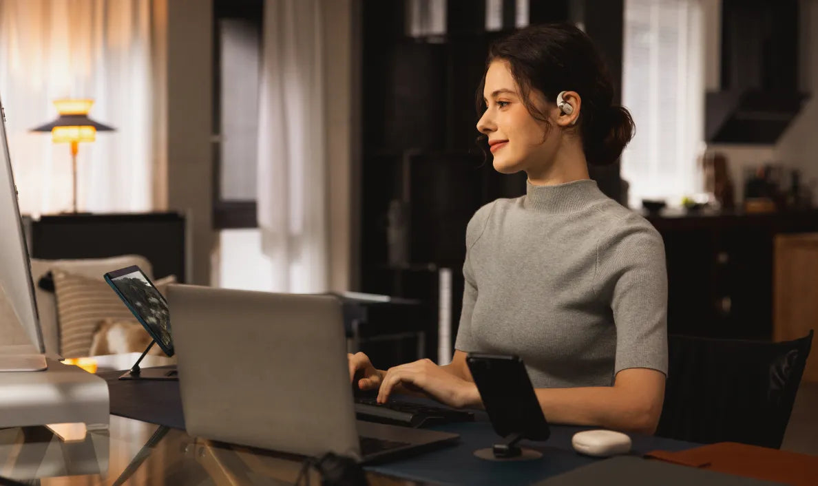 open ear headphones for workplace