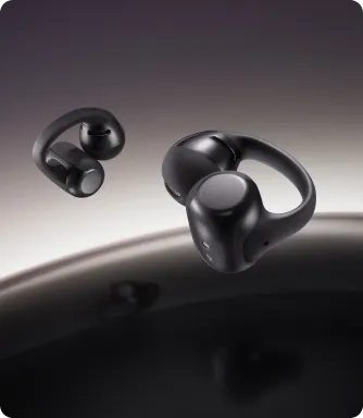 Lightweight open-ear design ensures a comfortable, pressure-free fit for all-day wear.